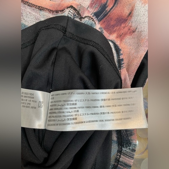 NWT Abercrombie & Fitch Mesh Floral Skirt Set M - Picture 15 of 16